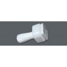 Square end provides a strong geometric look, while shorter length saves shipping costs and field fabrication.