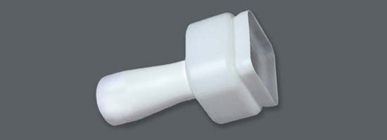 Square end provides a strong geometric look, while shorter length saves shipping costs and field fabrication.